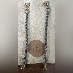 Handmade Mulit Metal Drop Earring